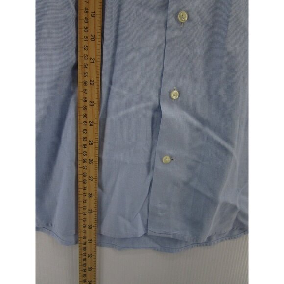 Eton Shirt 17 White Button Up Striped Slim Fit Casual Preppy Woven XL * - Picture 4 of 10